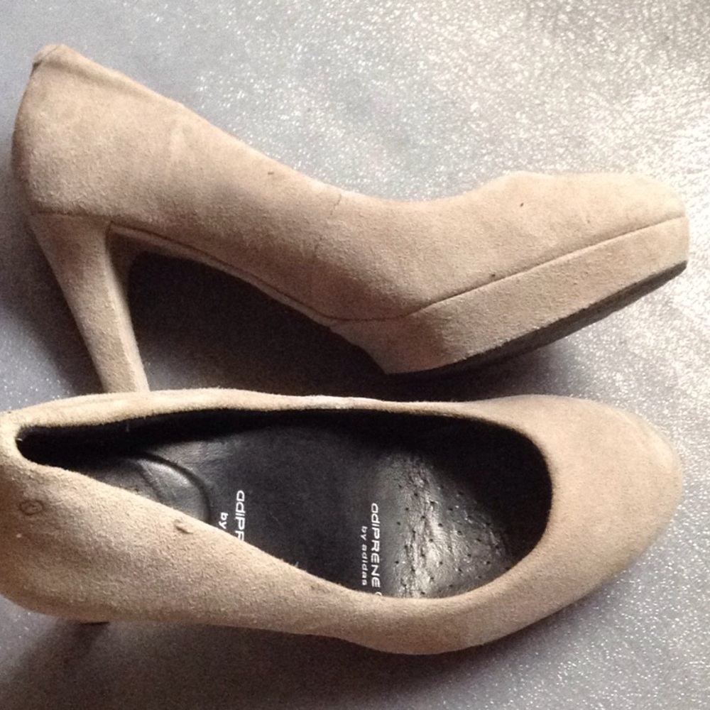 Suede platforms